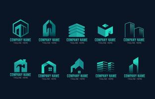 Building And House Construction Logo vector