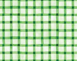 watercolor seamless pattern. green checkered pattern. st patrick's day vector