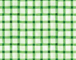 watercolor seamless pattern. green checkered pattern. st patrick's day vector