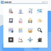 16 Creative Icons Modern Signs and Symbols of drive message apple news update hours Editable Pack of Creative Vector Design Elements