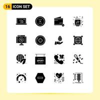 16 Creative Icons Modern Signs and Symbols of tea coffee delete no e Editable Vector Design Elements