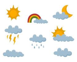 weather clipart illustration vector collection