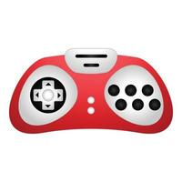 Video console joystick icon cartoon vector. Game control vector