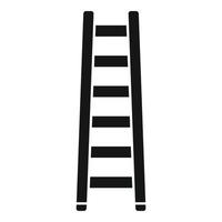 Painter ladder icon simple vector. Wood construction vector