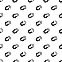 Magnet pattern, simple style vector