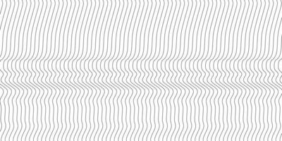 Abstract wavy background. Thin line on white vector