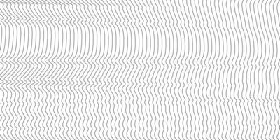 Abstract wavy background. Thin line on white vector