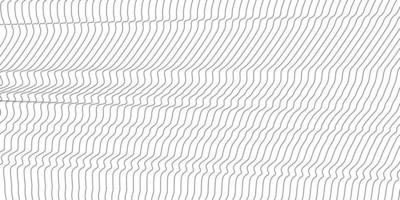 Abstract wavy background. Thin line on white vector