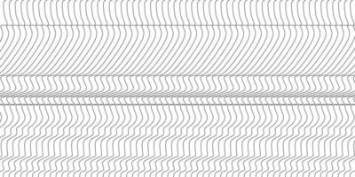 Abstract wavy background. Thin line on white vector