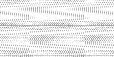 Abstract wavy background. Thin line on white vector