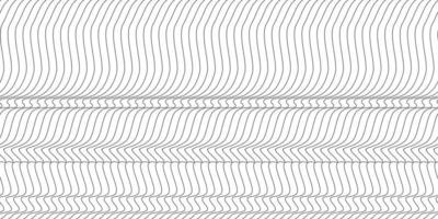 Abstract wavy background. Thin line on white vector