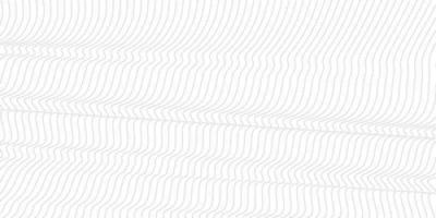 Abstract wavy background. Thin line on white. Abstract particle structure background vector