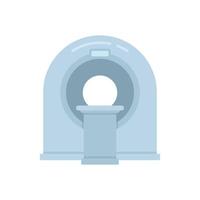 Circle magnetic resonance imaging icon flat isolated vector