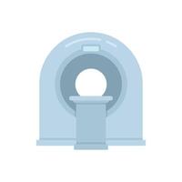 Circle magnetic resonance imaging icon flat isolated vector