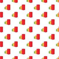 Business graph pattern, cartoon style vector
