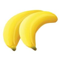 Delicious bananas icon cartoon vector. Sweet food vector