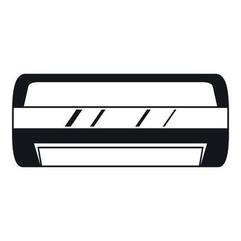 Conditioning split system icon, simple style vector