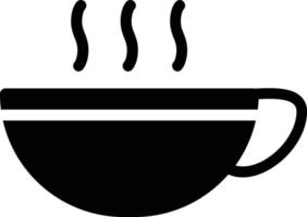 diseño de icono de vector caliente taza