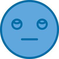 Meh Rolling Eyes Vector Icon Design