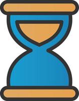Hourglass Start Vector Icon Design