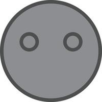 Meh Blank Vector Icon Design