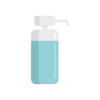 Sanitary antiseptic icon flat isolated vector