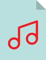 File Audio Vector Icon Design