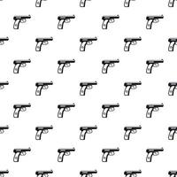 Gun pattern, simple style vector