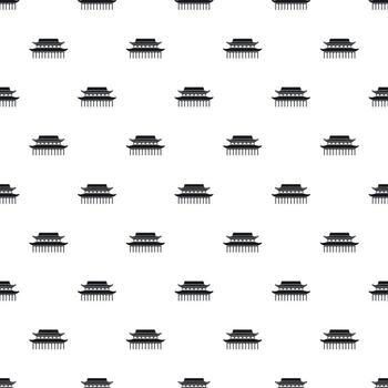 Sacred temple pattern, simple style vector