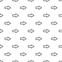 Right arrow pattern, simple style vector