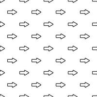 Right arrow pattern, simple style vector