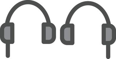 Headphones Alt Vector Icon Design