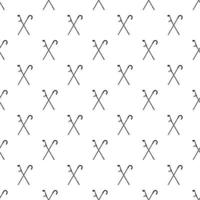 Walking cane pattern, simple style vector