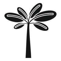 Exotic palm icon simple vector. Coconut tree vector