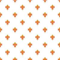 Scarecrow pattern, cartoon style vector
