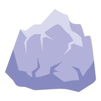 Underwater iceberg icon isometric vector. Ice berg vector