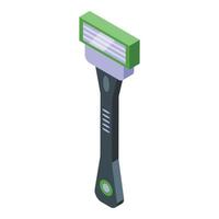 Shaving razor icon isometric vector. Face care vector