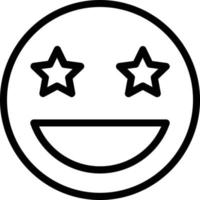 Grin Stars Vector Icon Design
