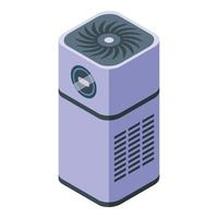 Cold system icon isometric vector. Clean dust vector