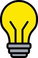 Lightbulb Vector Icon Design