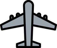 diseño de icono de vector de avión