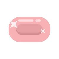 Sauna soap icon flat isolated vector