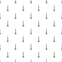 N Seoul Tower, South Korea pattern, simple style vector