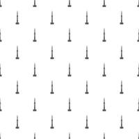 N Seoul Tower, South Korea pattern, simple style vector