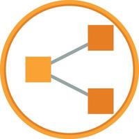 Project Diagram Vector Icon Design