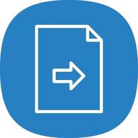 File Export Vector Icon Design