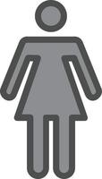 Female Vector Icon Design