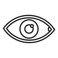 Healthy eye icon outline vector. Test eyesight vector