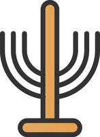 Menorah Vector Icon Design