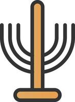 Menorah Vector Icon Design